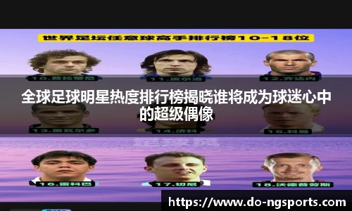 全球足球明星热度排行榜揭晓谁将成为球迷心中的超级偶像